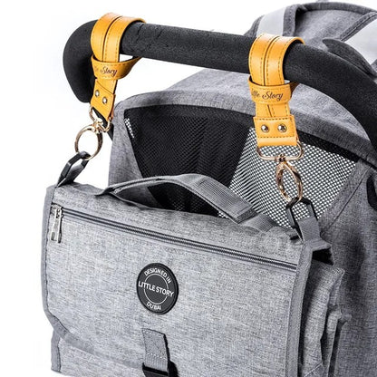 Little Story Premium Stroller Hooks – Khaki