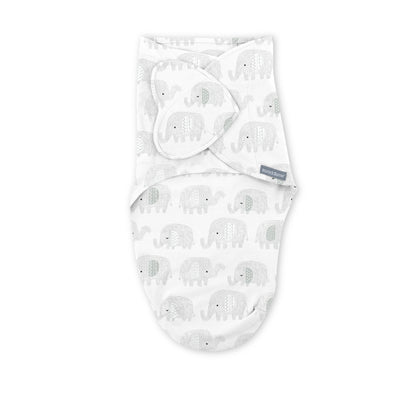SwaddleMe By Ingenuity Monogram Collection (Scribble Elephant).