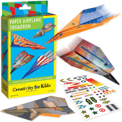 Creativity for Kids Paper Airplane Squadron Mini Kit