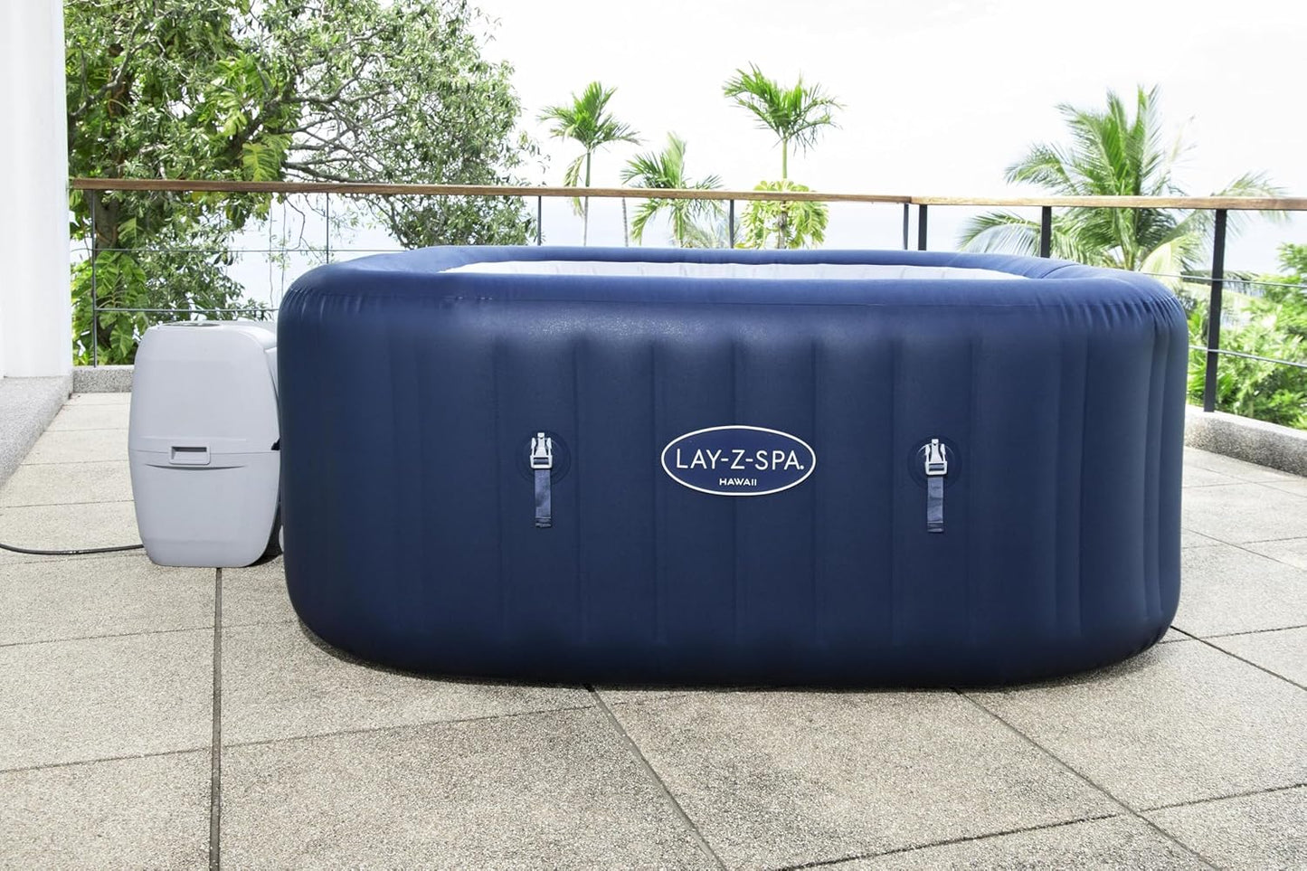 Bestway Lay-Z Spa Hawaii AirJet (71"x71"x28"/1.80mx 1.80mx71 Cm)