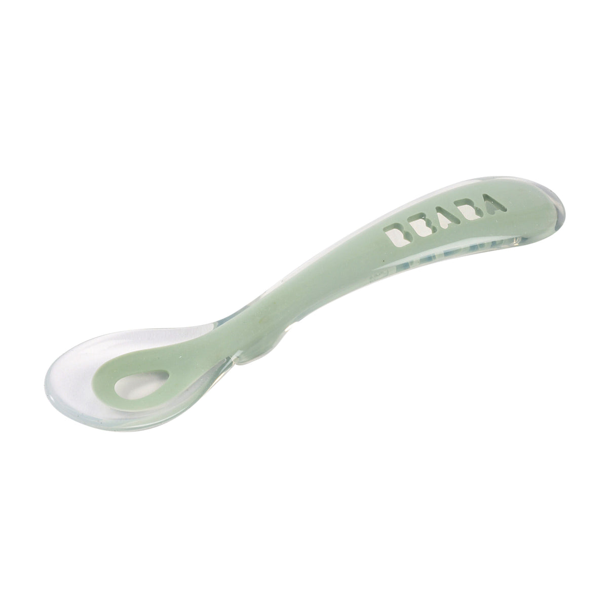 Beaba 2nd Age Silicone Spoon (Misty Green)