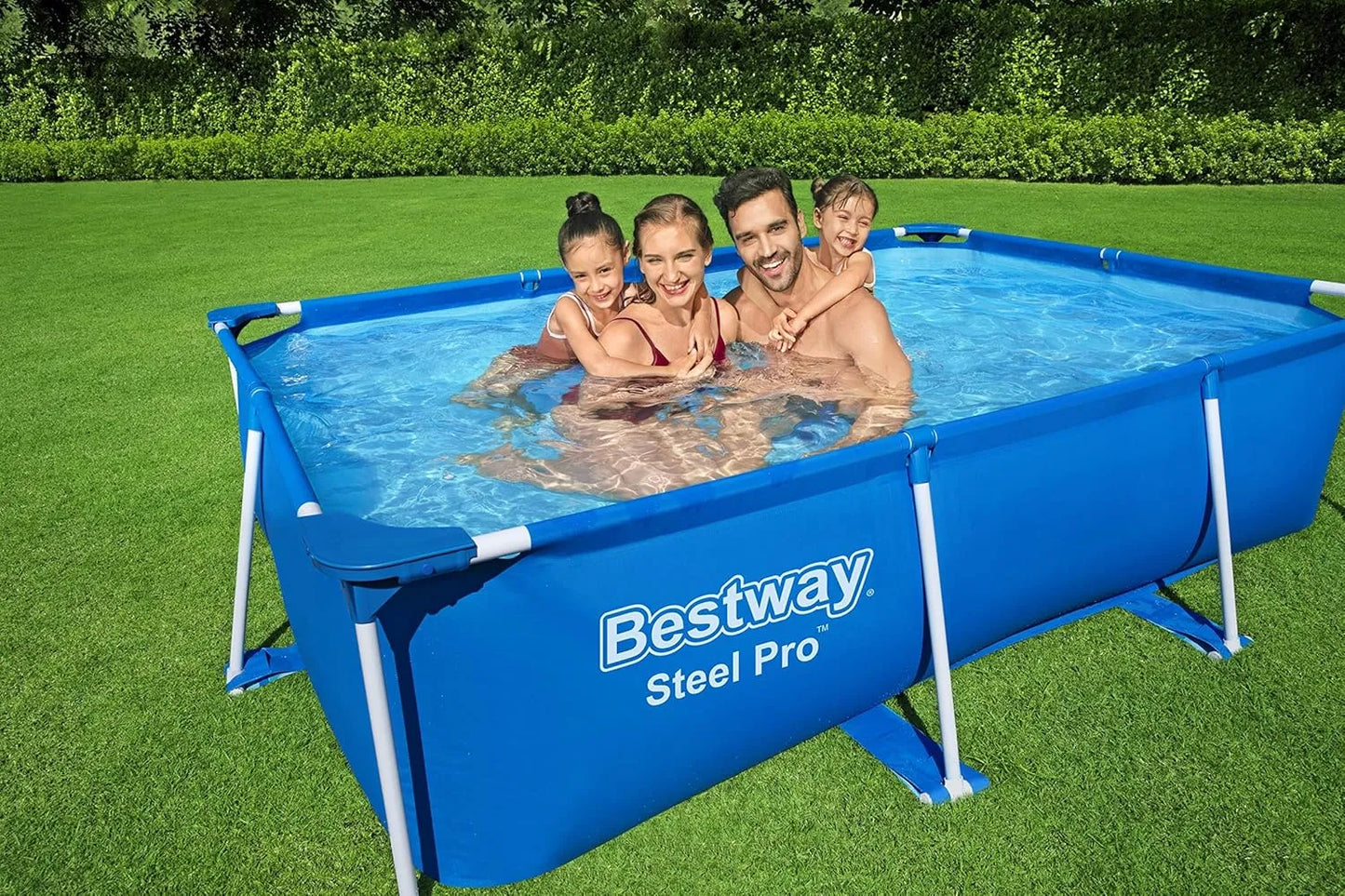 مسبح بست واي ستيل برو فوق الأرض (2.59 m x 1.70 m x 61 cm)