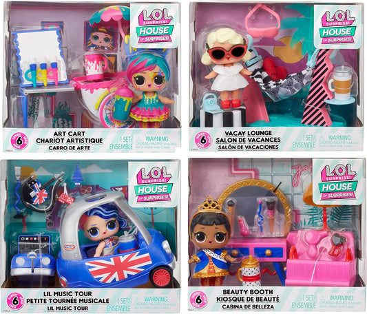 L.O.L. Surprise! Beauty Booth Playset with Exclusive Doll – 8 Surprises