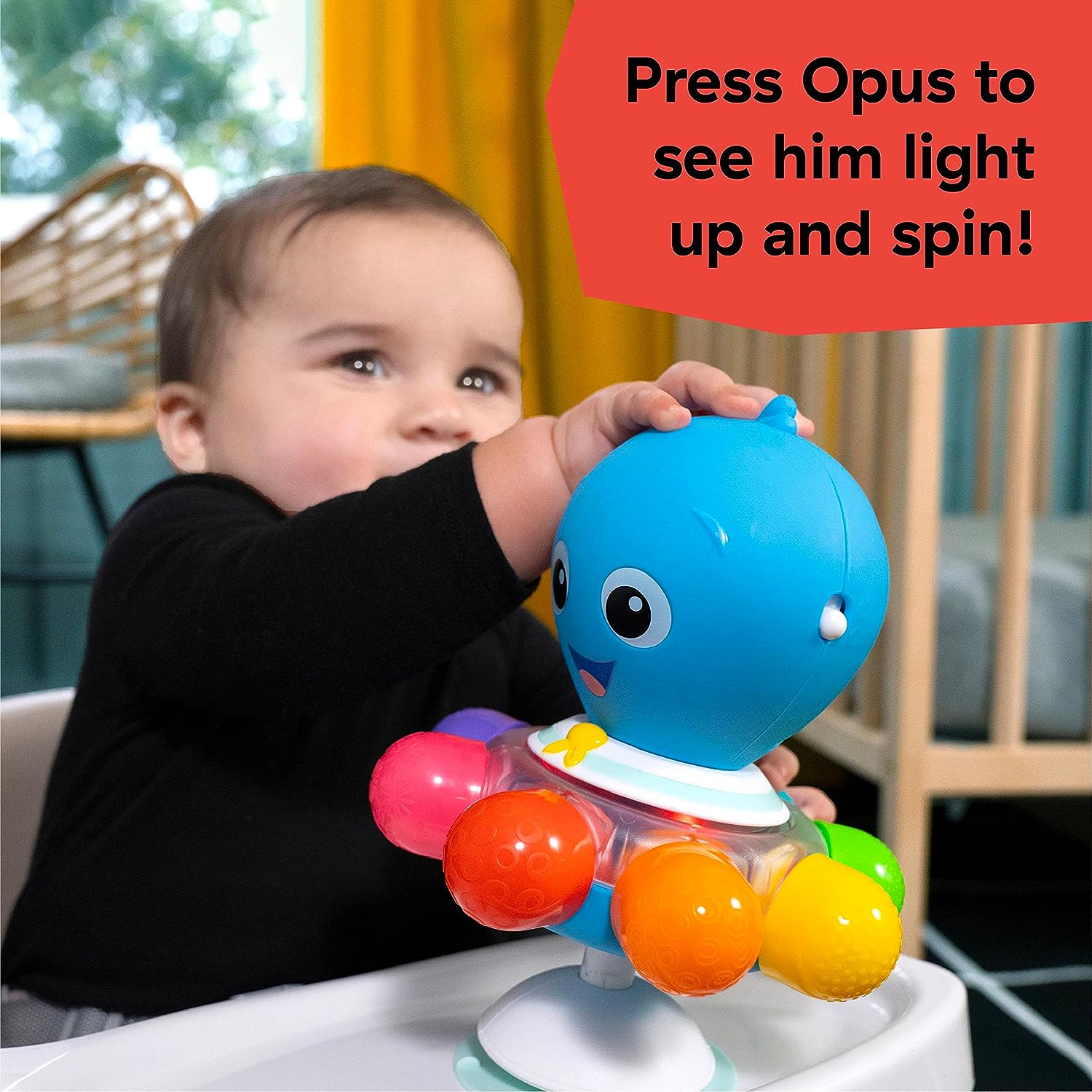 Baby Einstein Ocean Explorers Opus Spin & Sea Activity Toy, Ages 3 Months+