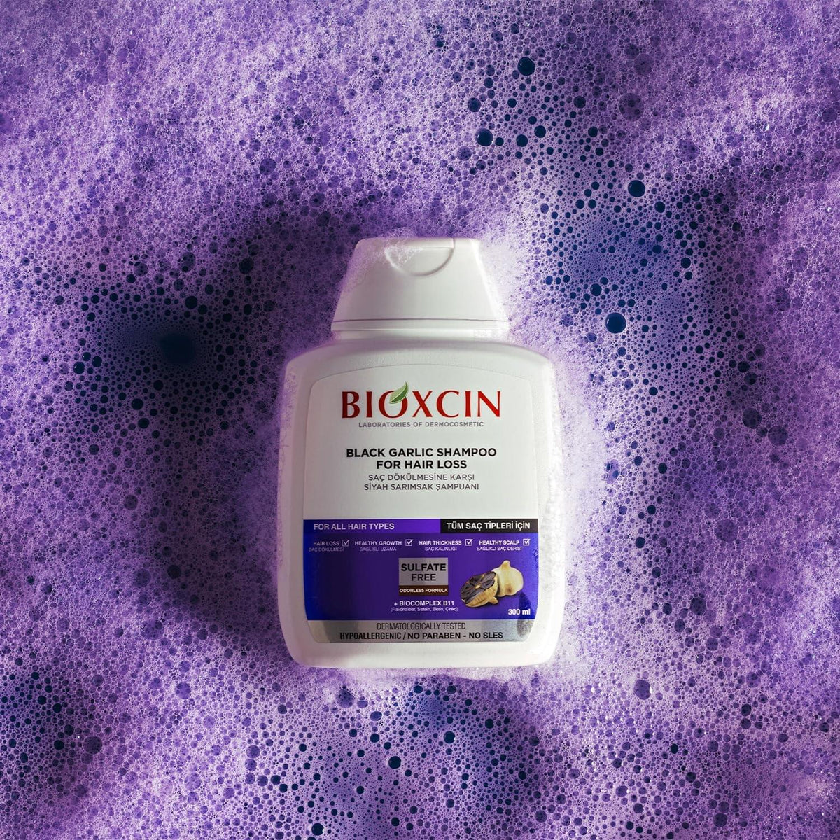 Bioxcin Black Garlic Shampoo (300ml)