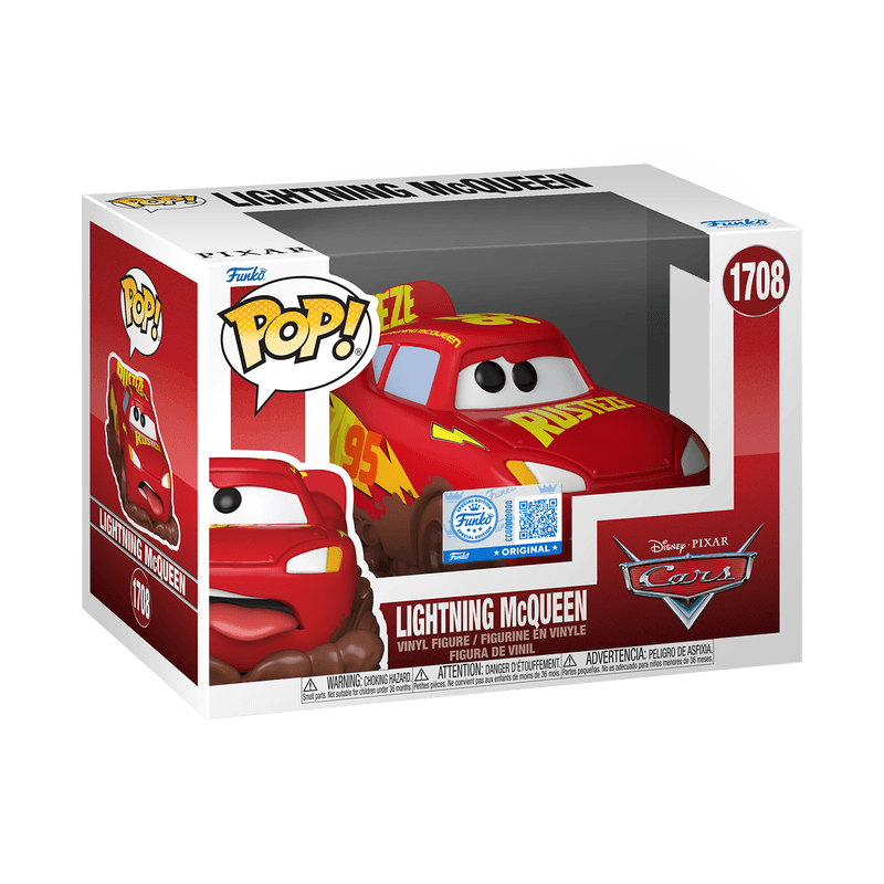Funko Pop! - Disney Pixar Cars Lightning McQueen Vinyl Figure - 5.1 cm