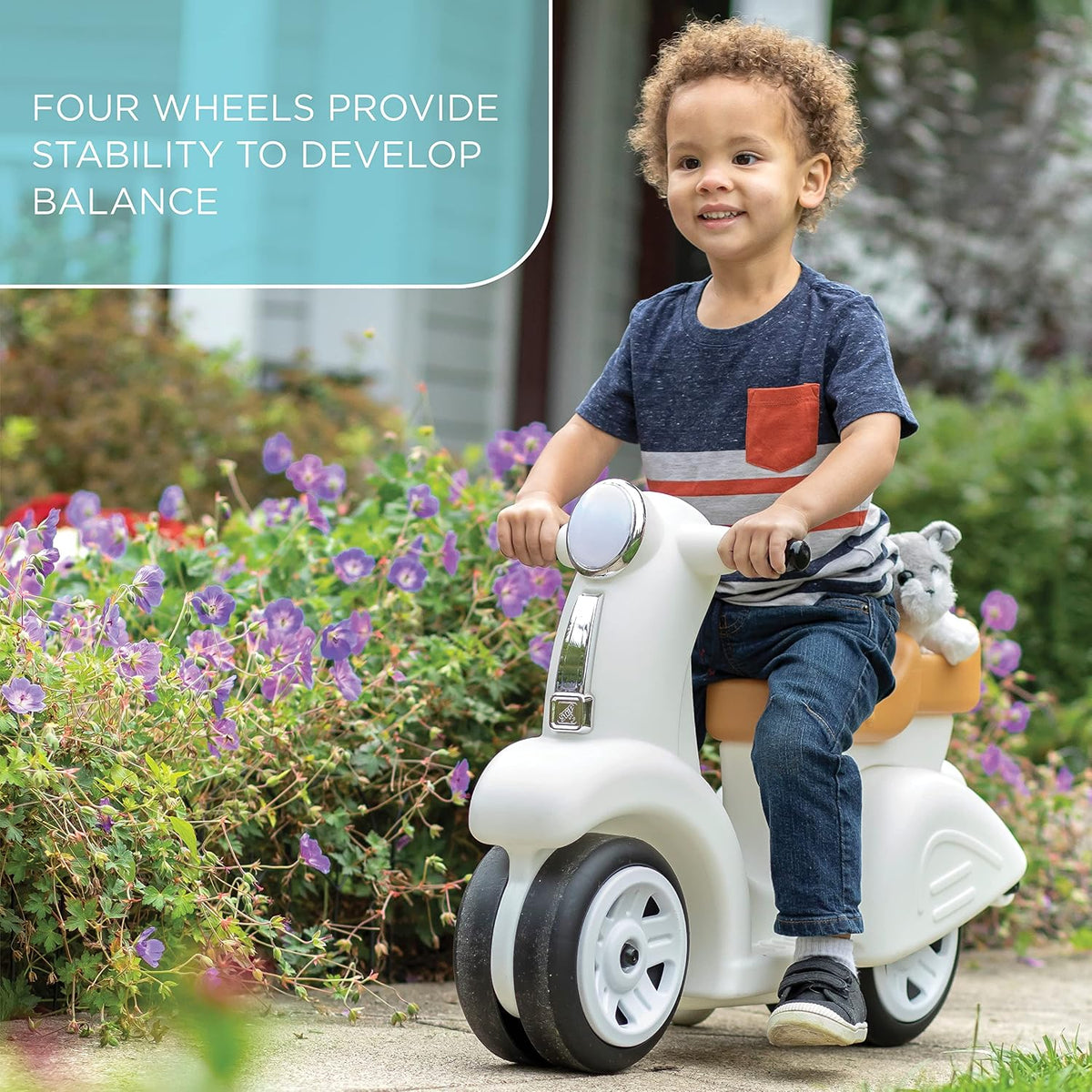Step2 - Ride Along Scooter - White.