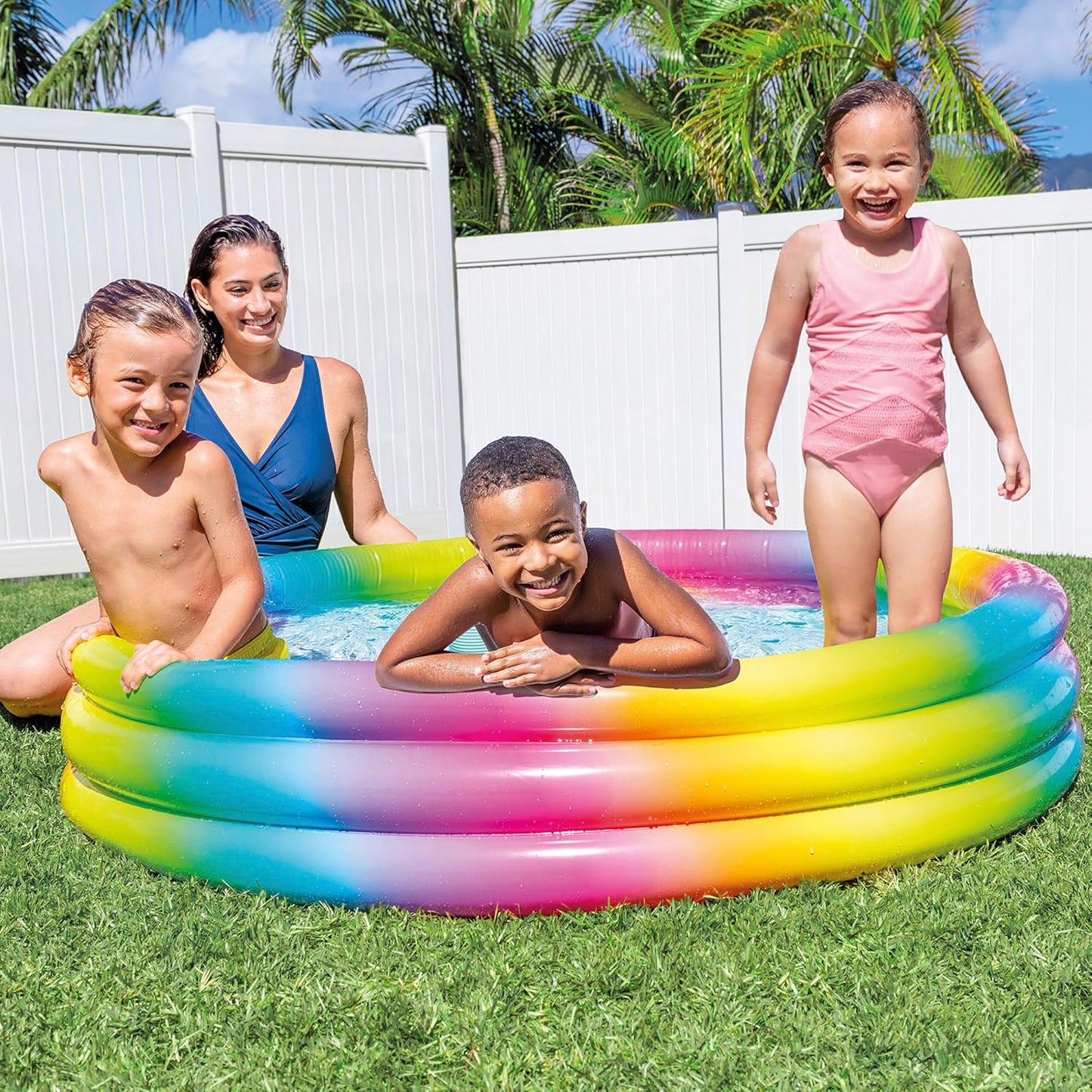 Intex Rainbow Ombre Pool 3-Ring
