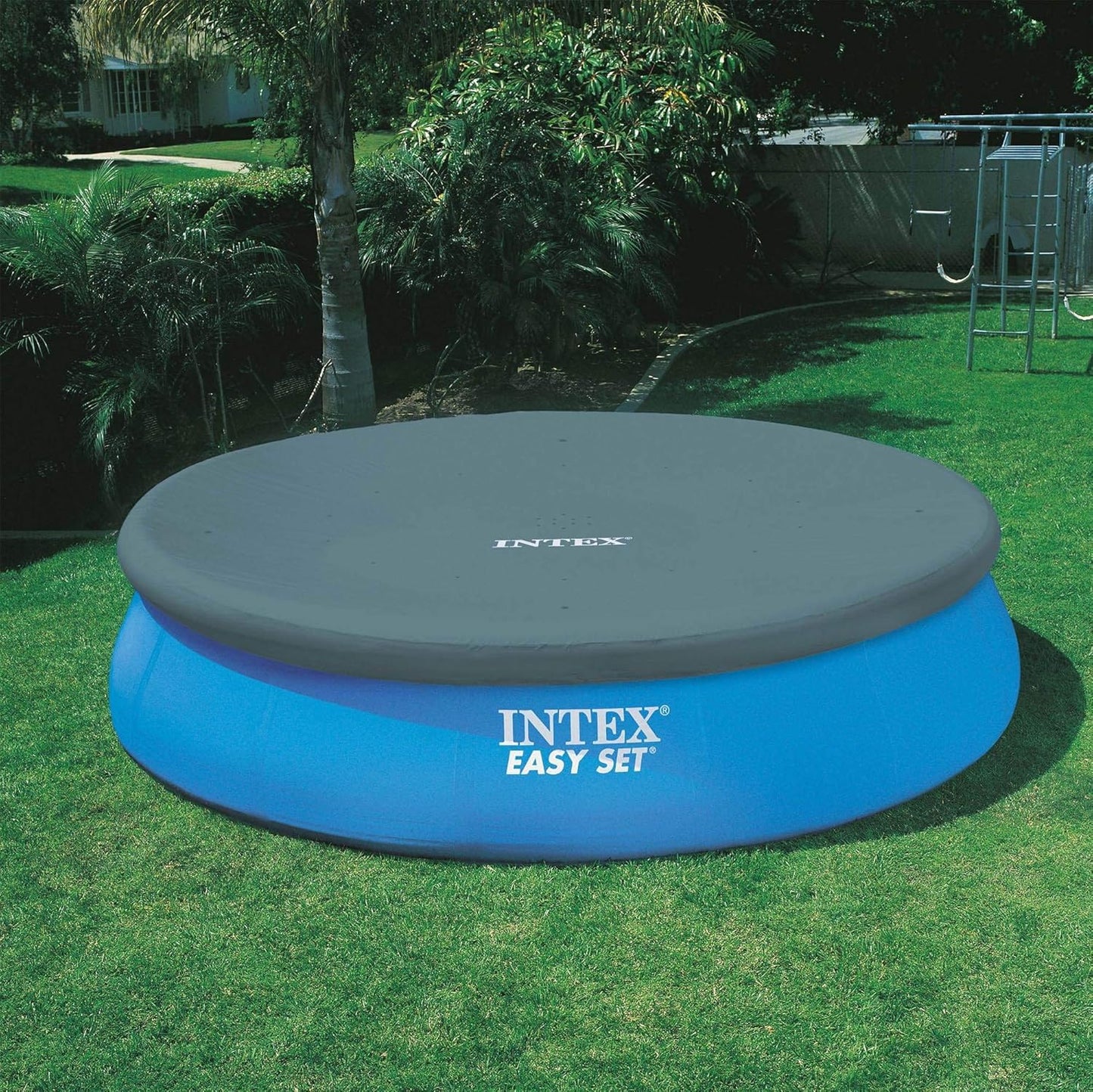 Intex Easy Set Pool Set (Round Cover, Ladder, and Filter Pump | 15 ft x 36 in)