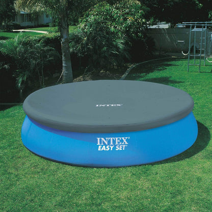 Intex Easy Set Pool Set (Round Cover, Ladder, and Filter Pump | 15 ft x 36 in)