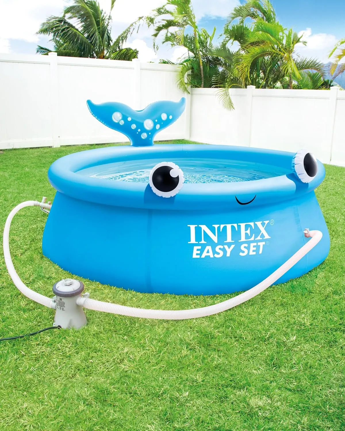 Intex Jolly Whale Easy Set Pool (Blue)