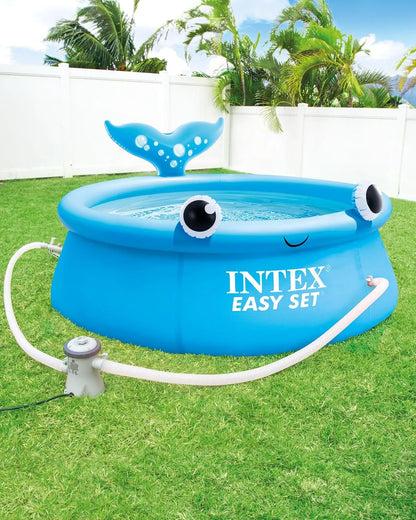 Intex Jolly Whale Easy Set Pool (Blue)