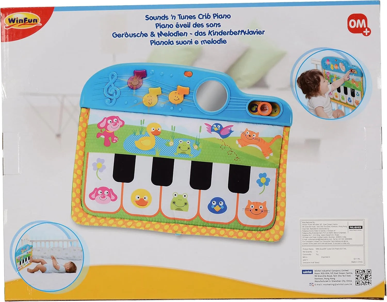 Winfun Sound and Tunes Crib Piano