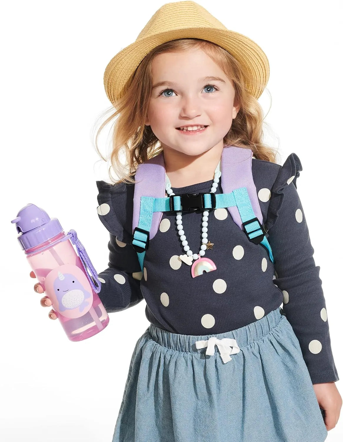 Skip Hop Zoo Straw Bottle (Narwhal)