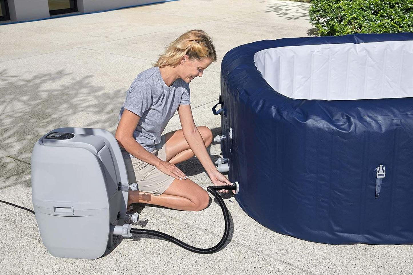 Bestway Lay-Z Spa Hawaii AirJet (71"x71"x28"/1.80mx 1.80mx71 Cm)