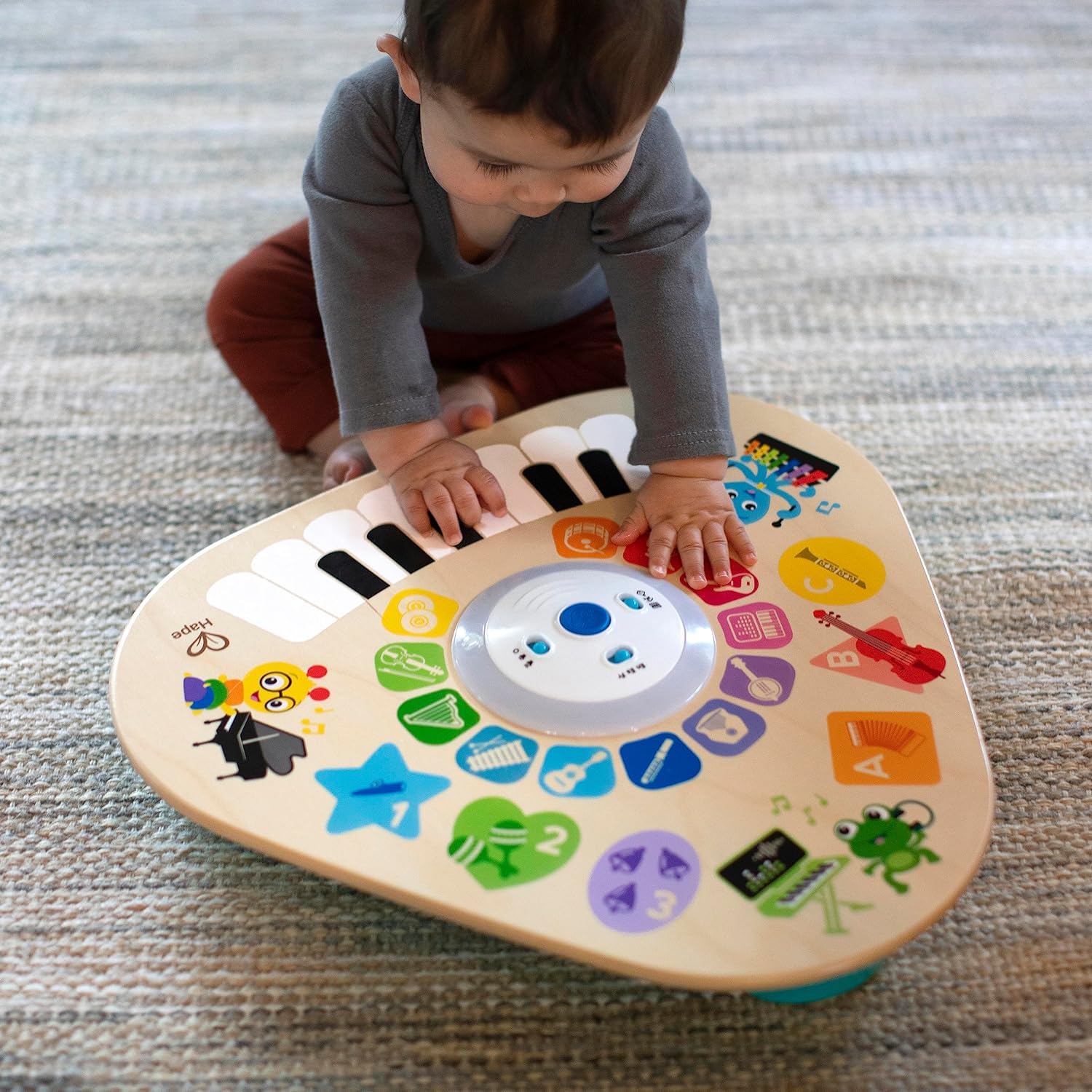 Baby Einstein Clever Composer Tune Table Magic Touch Electronic Wooden Activity Toddler Toy