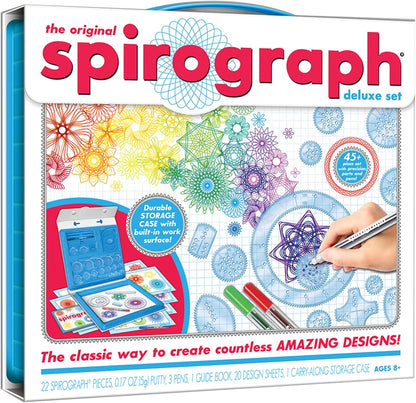 Spirograph Deluxe Set – Spiral Art Drawing Kit