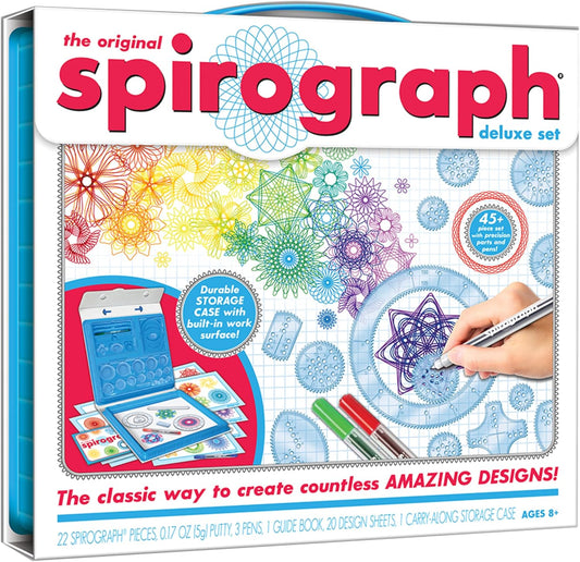 Spirograph Deluxe Set – Spiral Art Drawing Kit