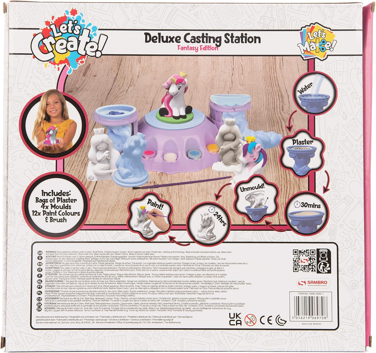 Sambro - Let's Create Deluxe Casting Station - Fantasy Unicorn Mermaid