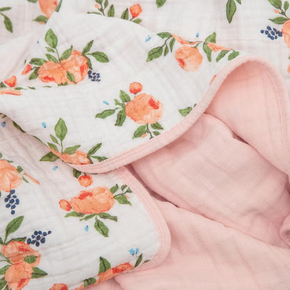 Little Unicorn Cotton Muslin Baby Blanket