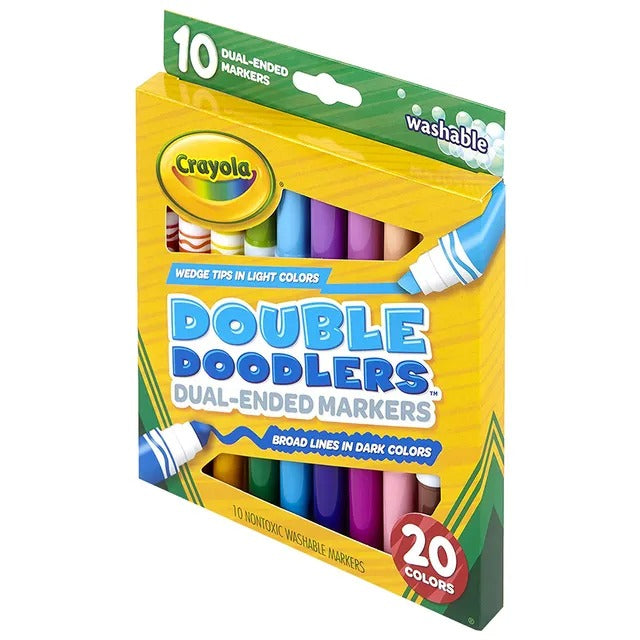 Crayola Washable Double Doodlers, Pack of 10