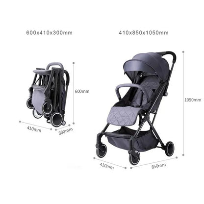 Teknum Travel Lite Stroller with Alameda Diaper Backpack