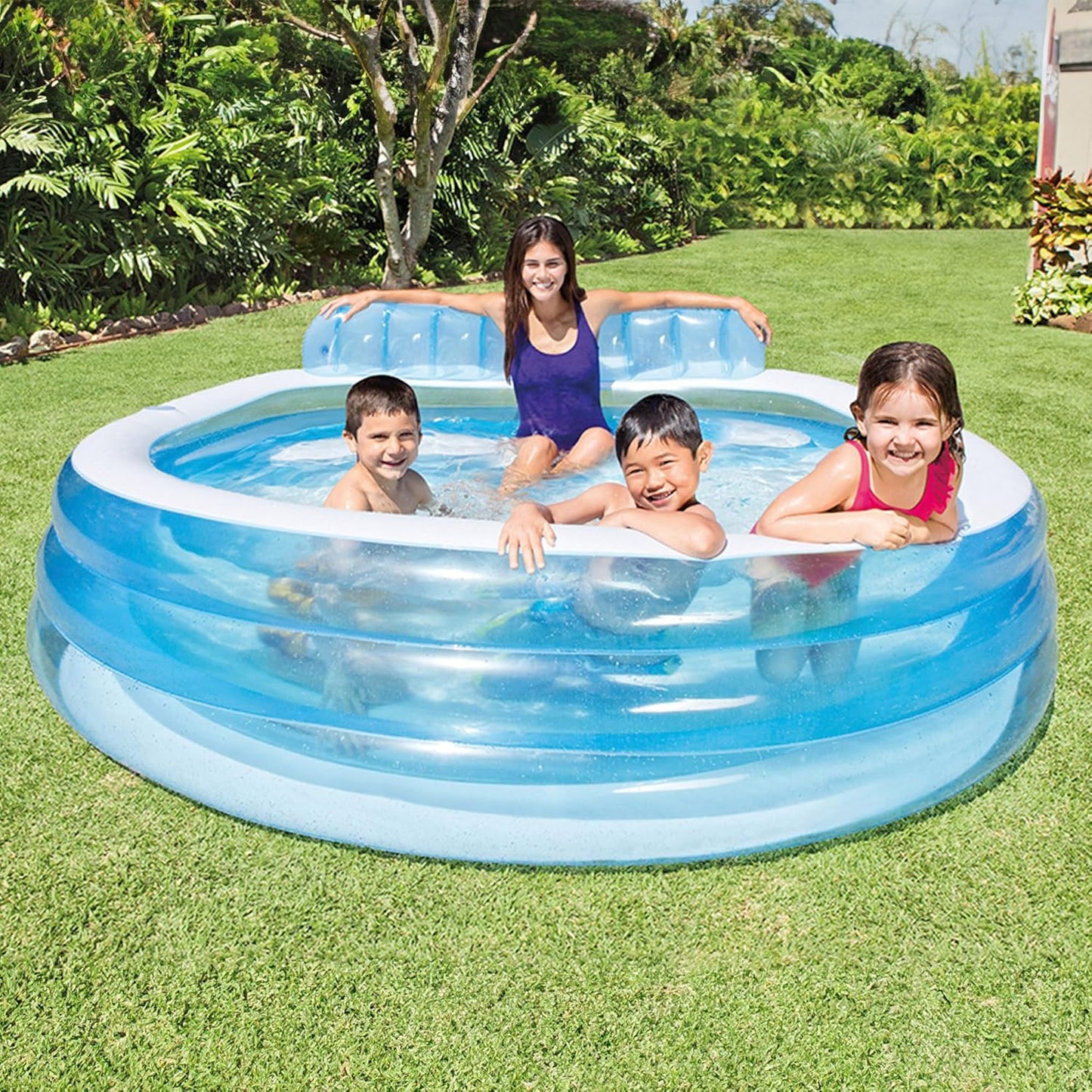 Intex Swim Center Family Lounge Pool (2.29mx2.18mx79cm)
