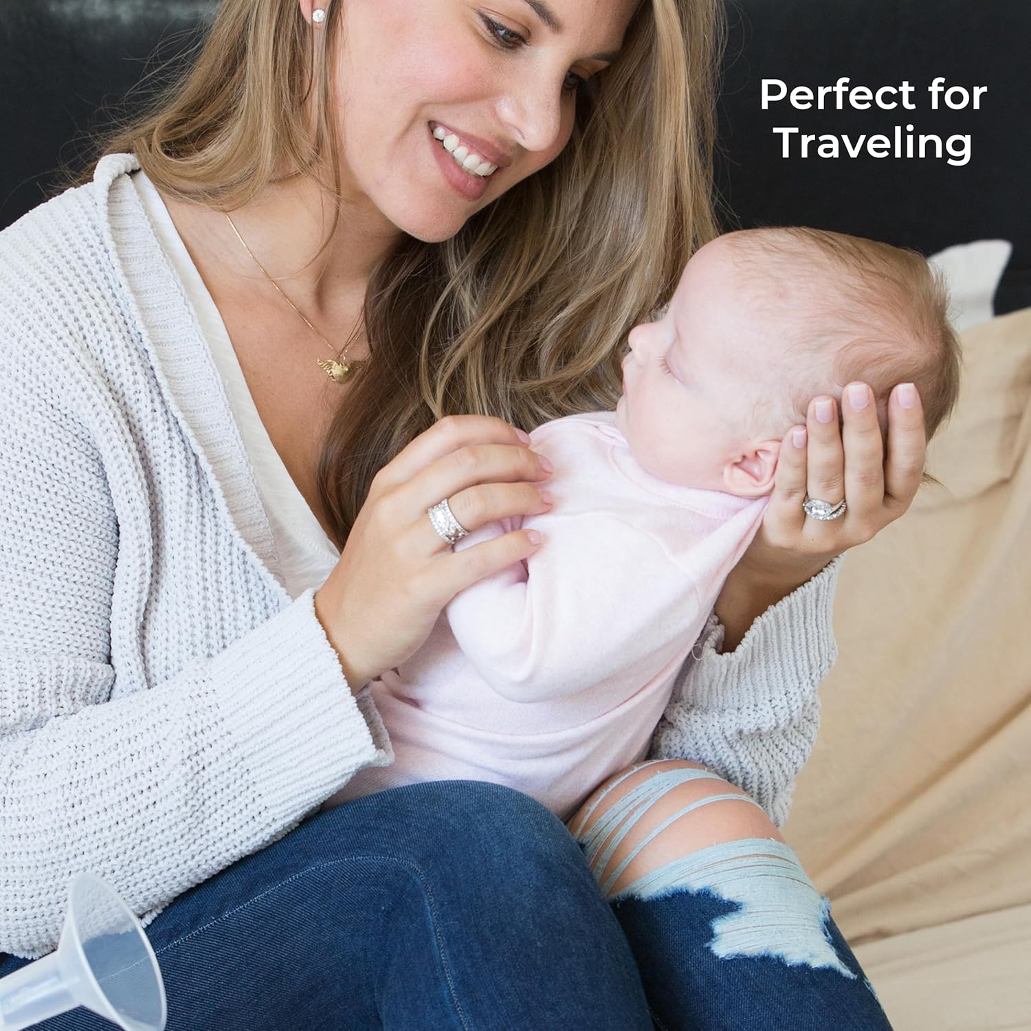 Spectra Manual Wide Neck Breast Pump.