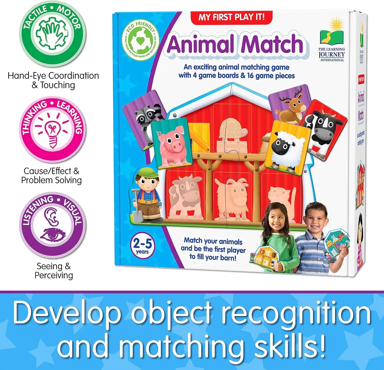 The Learning Journey My First Play It! Animal Match Game