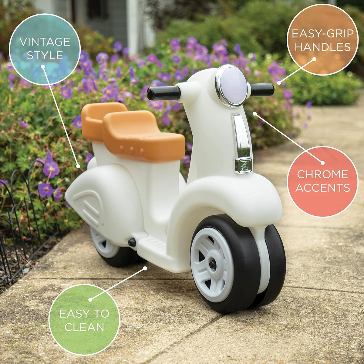 Step2 - Ride Along Scooter - White.