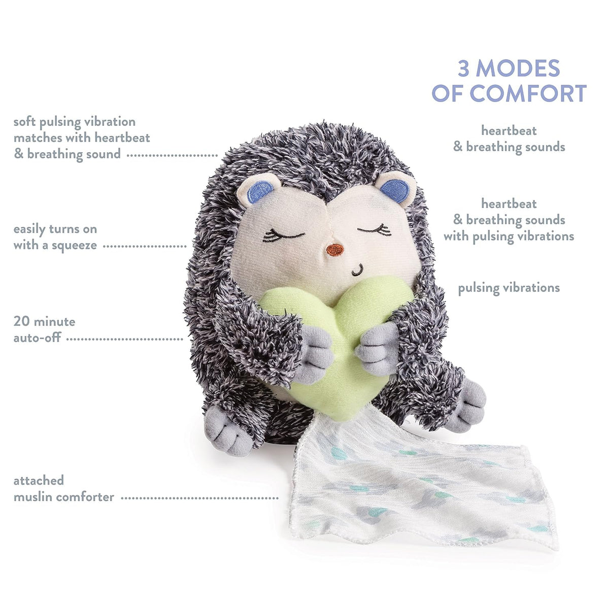 Summer Infant - Little Heartbeat Soother Hedgehog