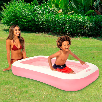 Intex Pink Rectangular Pool (1.66Mx1Mx25Cm)