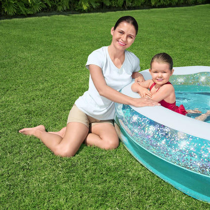 Bestway Sparkle Shell Kiddie Pool (1.50m x 1.27m x 43cm)