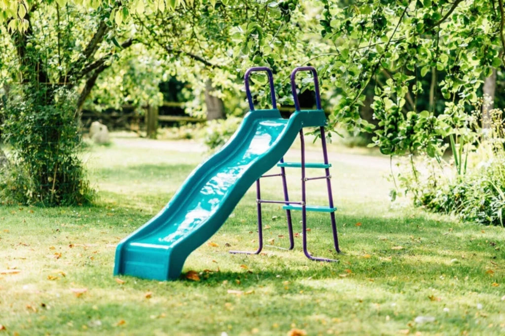 PLUM - Haumea Metal 6ft Slide for Children - Teal/Purple