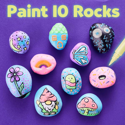 Creativity for Kids Glow in the Dark Rock Painting Kit