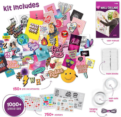 Pretty Me DIY Wall Collage Kit for Teen & Tween Girls
