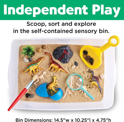 Creativity for Kids Sensory Bin – Dinosaur Dig Playset