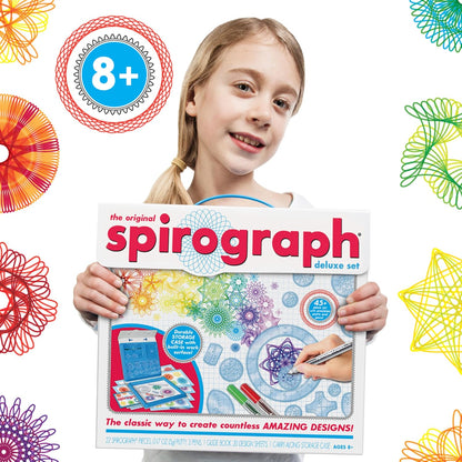 Spirograph Deluxe Set – Spiral Art Drawing Kit
