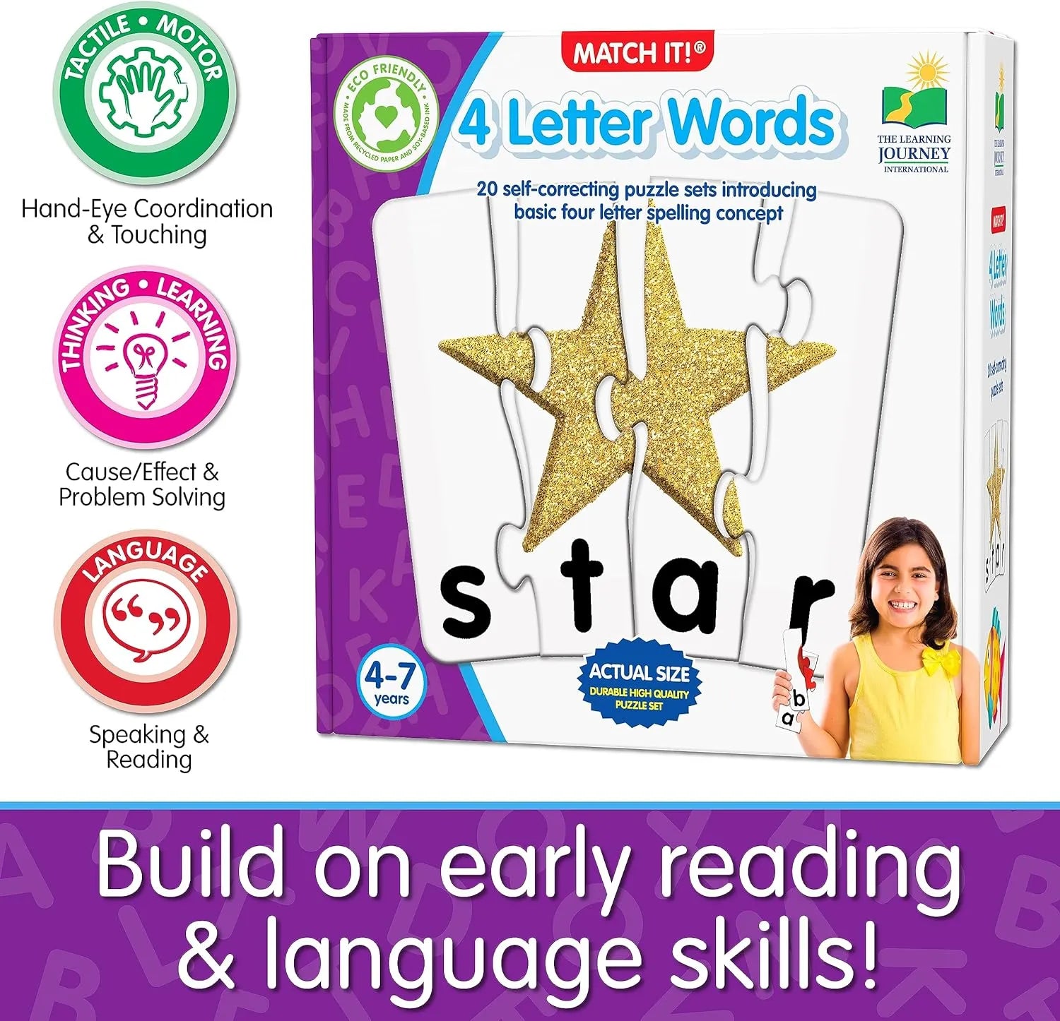 The Learning Journey Match It! Letter Words
