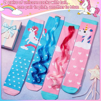 Tarpop Unicorn Socks for Woman 2 Pairs