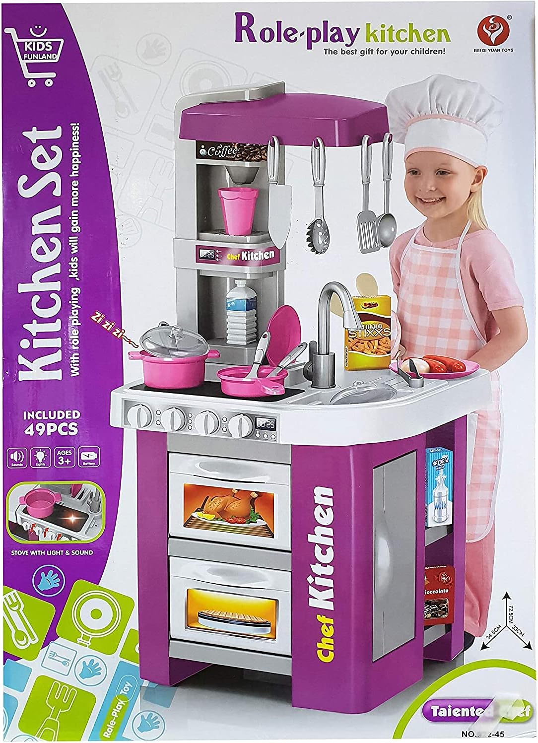 Sam Toys kitchen Play Set With Light and Sound