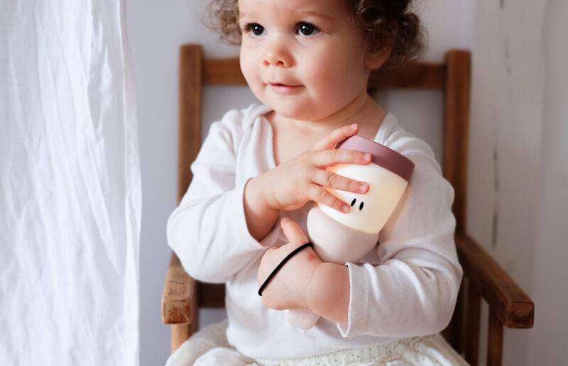 Beaba Pixie Torch 2 In 1 Movable Night Light (Chalk Pink)