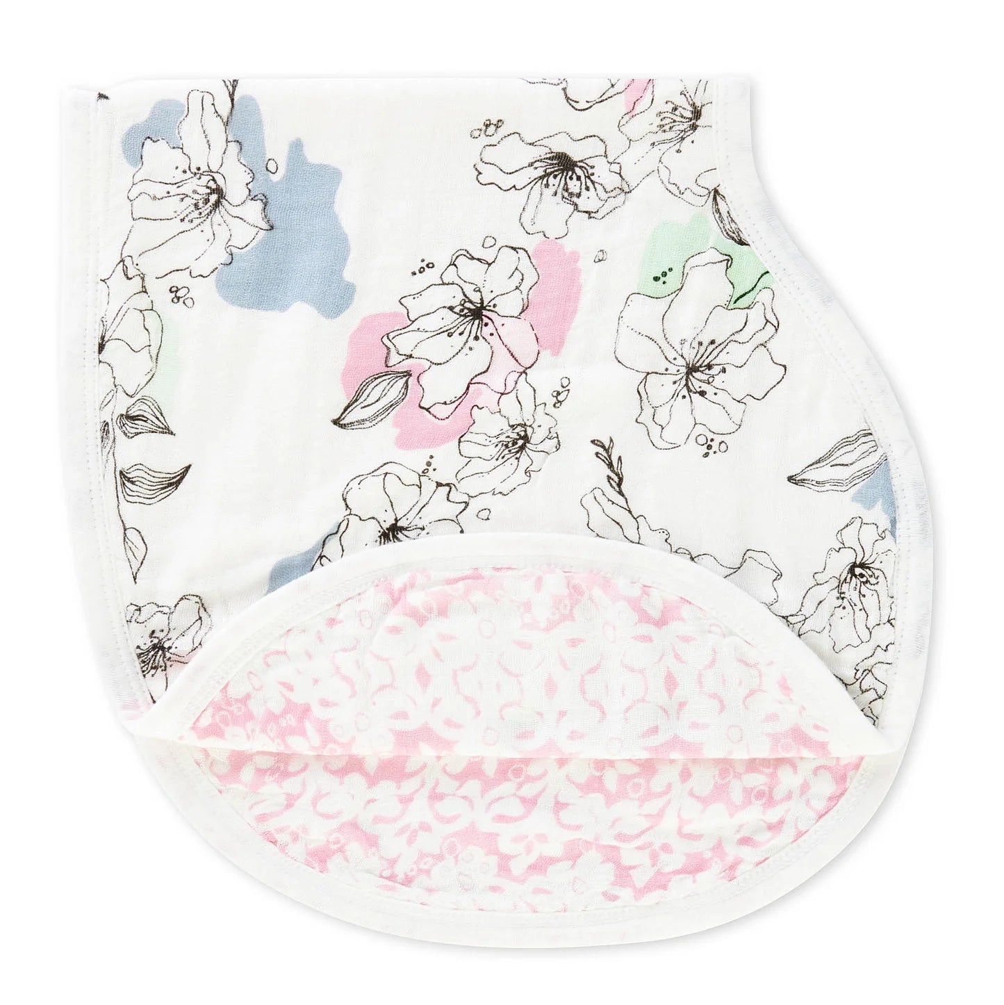 Aden & Anais Meadowlark Print Silky Soft Burpy Bib