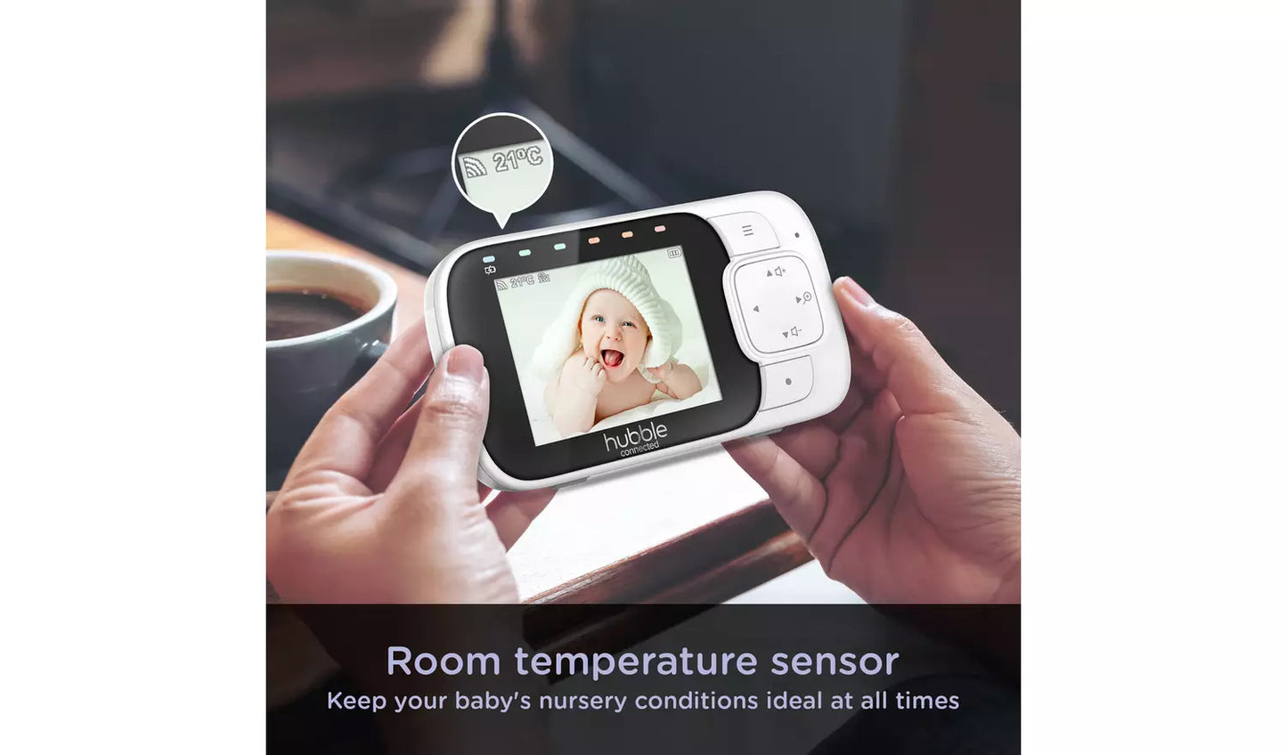 Hubble 2.8 inch Video Baby Monitor with Night Light.