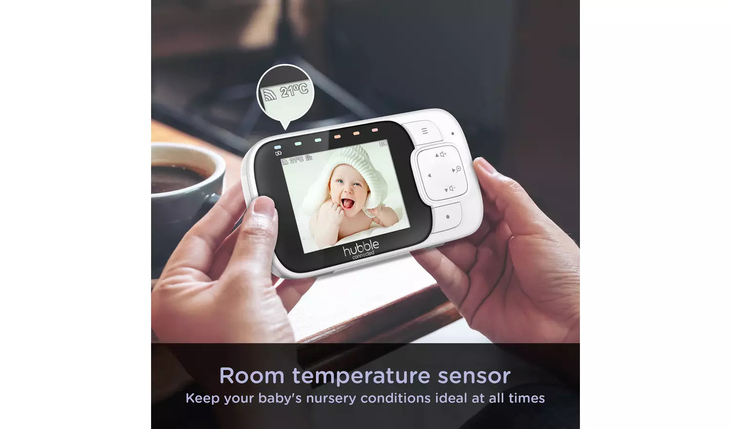 Hubble 2.8 inch Video Baby Monitor with Night Light.