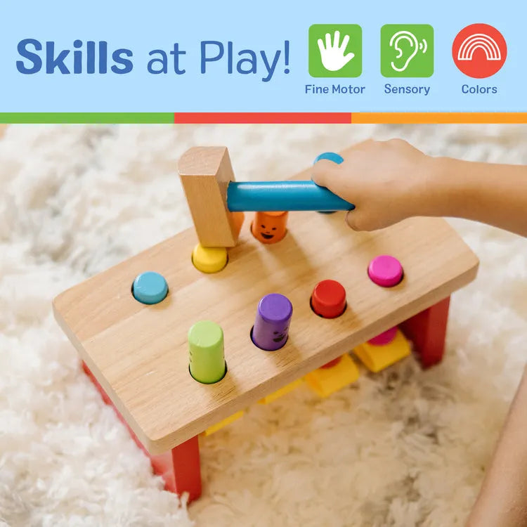لعبة مقعد ومطرقة ديلوكس من Melissa & Doug