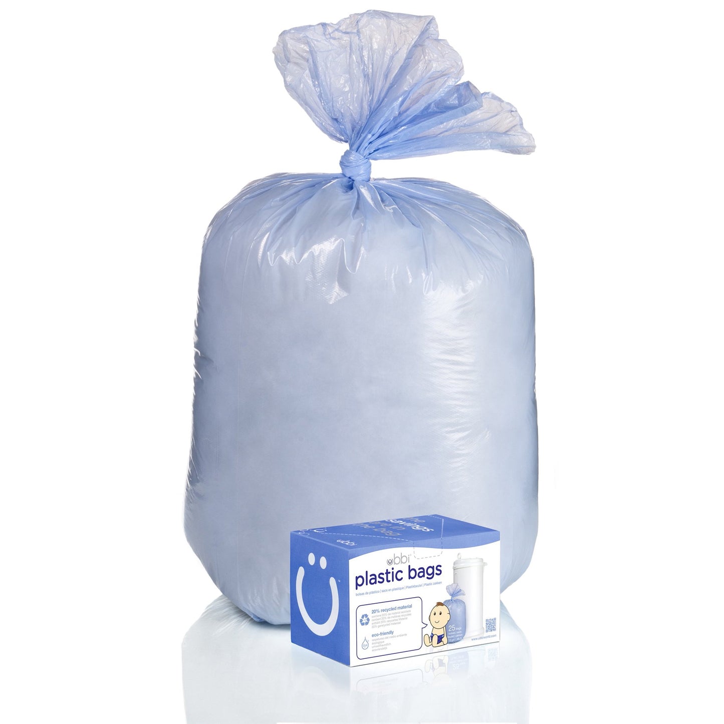Ubbi  Plastic Bags Periwinkle (25 Pcs)
