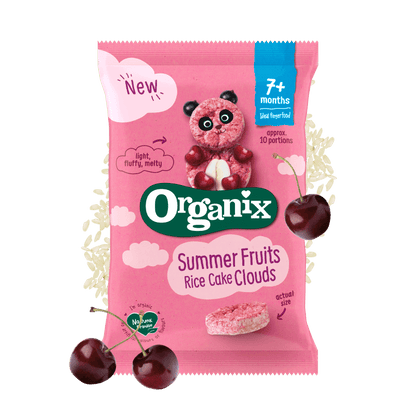Organix Summer Fruits Rice Cake Clouds Multipack (72g)