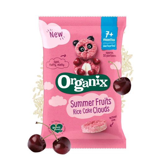Organix Summer Fruits Rice Cake Clouds Multipack (72g)