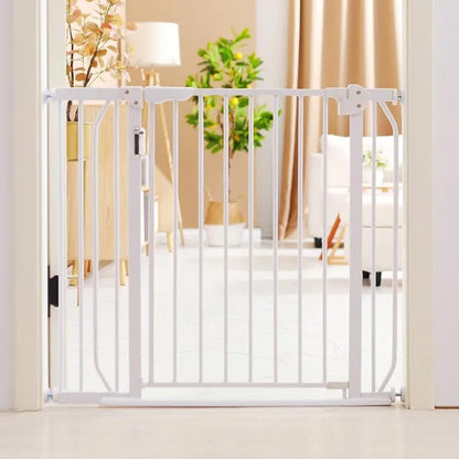Baby Safe Safety Gate with LED Light – 75x85cm, White
